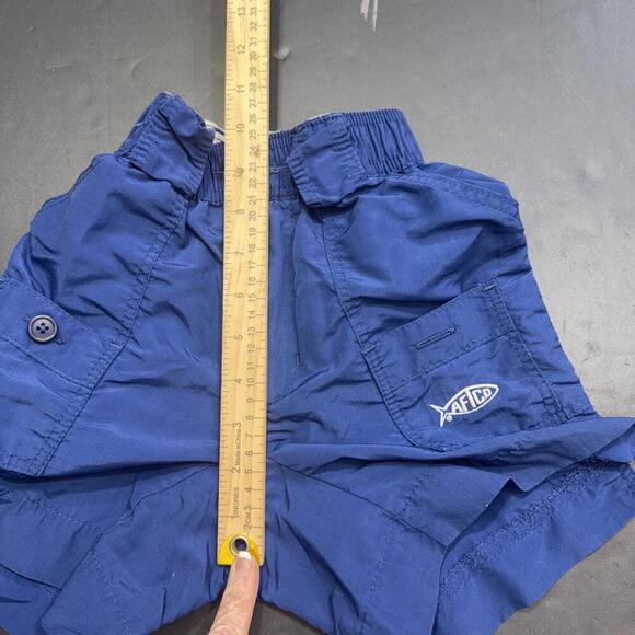 AFTCO Blue Boys Active Preppy Outdoor Hunting Hiking Cargo Fishing Shorts Sz 20 - Picture 4 of 11